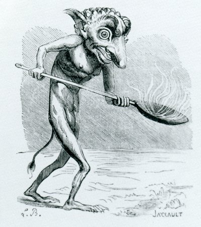 The Ukobach, Illustration from the Dictionnaire Infernal by Jacques Albin Simon Collin de Plancy by French School