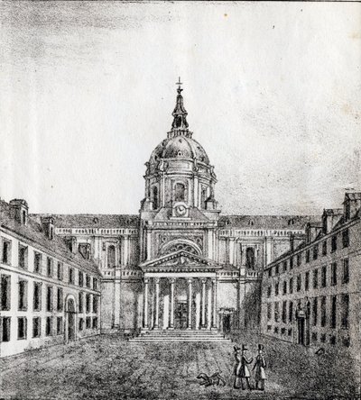 The University of the Sorbonne - Alphabet Picturesque des Monumens de Paris c.1840 (engraving) by French School