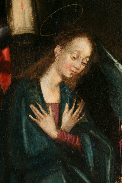 The Virgin (detail) by French School