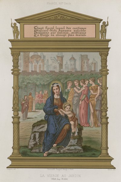 The Virgin in the Garden by French School