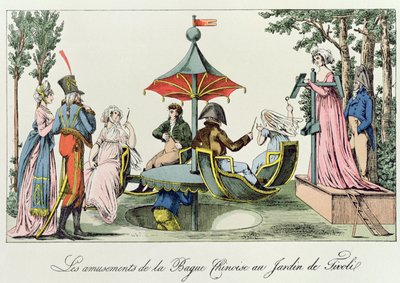 The Amusements of the Chinese Ring in the Tivoli Gardens by French School