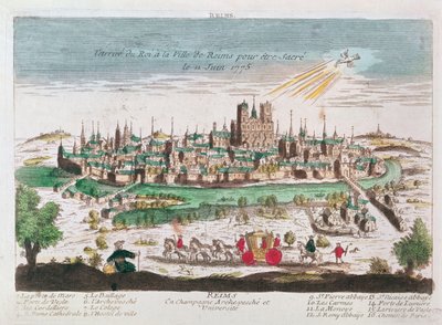 The Arrival of Louis XVI at Reims for His Coronation on 11 June, 1775 by French School