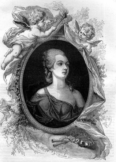 The beautiful Marozie (Mariuccia, Mariozza or Marousie of Tusculum, ca. 890-932/937) incestuous mother of two generations of popes. Engraving in “Histoire des papes-kings-queens-et-empereurs a travers les centuries” by Maurice Lachatre by French School
