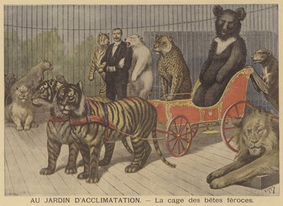 The Cage of Ferocious Animals at the Jardin d