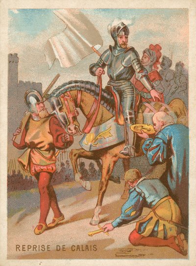 The capture of Calais by King Henry II of France by French School