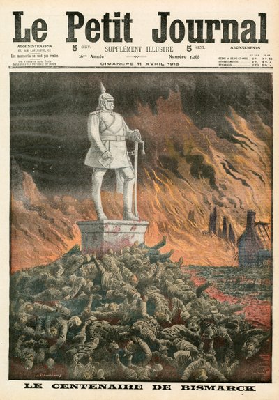 The Centenary of Bismarck by French School