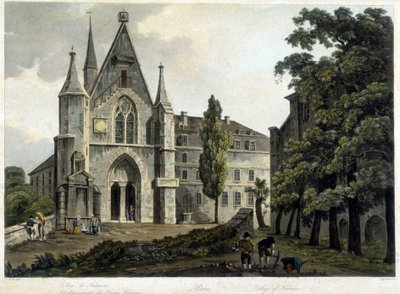 The chapel of the college of Navarre around 1804 (Polytechnic School) by French School