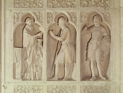 The communion of a knight (detail) by French School