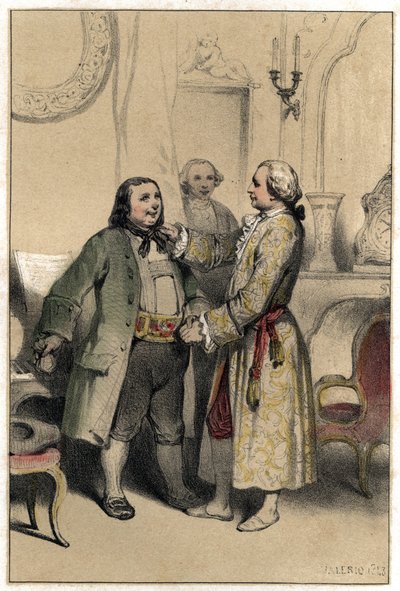 The composer Joseph Haydn received a man who came to ask him to compose a minuet for his daughter