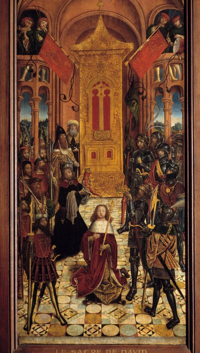 The Coronation of David by French School