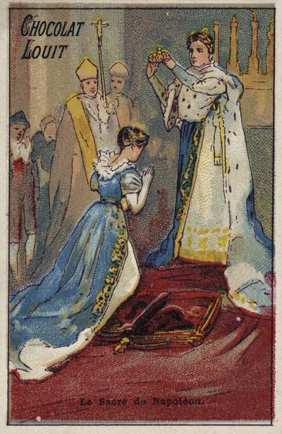 The coronation of Napoleon, 1804 by French School