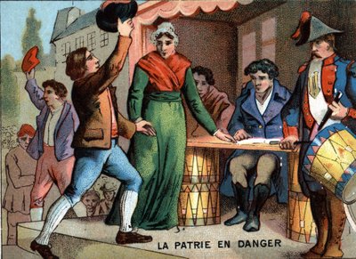 The Country in Danger: The Volunteers of 92 by French School