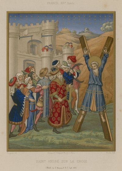 The Crucifixion of Saint Andrew by French School