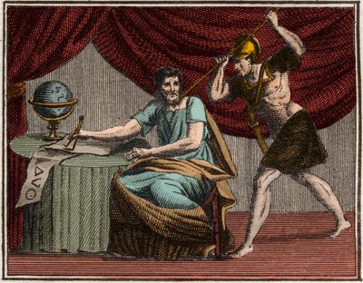 The Death of Archimedes by French School