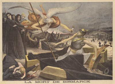 The death of Bismarck by French School
