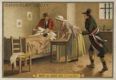 The death of Louis XVII of France, 8 June 1795 by French School