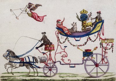 The departure of the three orders for Versailles in March 1789 by French School
