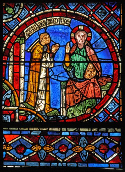 The Donor Henry Noblet Praying Before Christ by French School