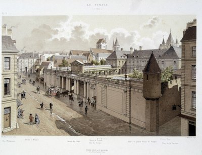 The entrance to the Palais in 1770 - in 