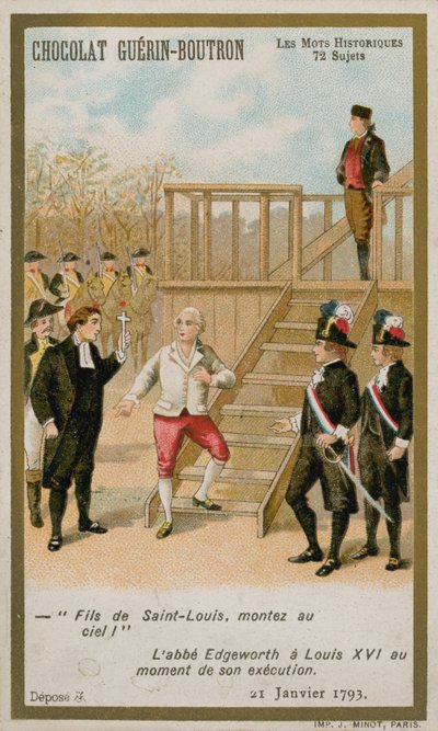 The Execution of King Louis XVI of France, 21 January 1793 by French School