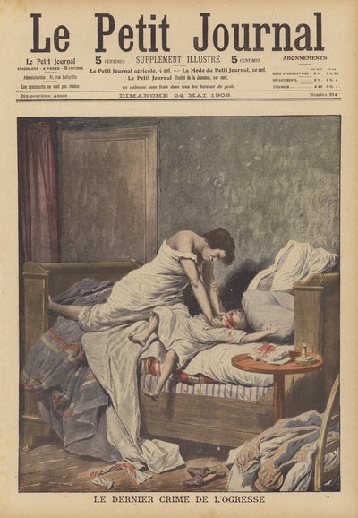 The final crime of French serial killer Jeanne Weber by French School