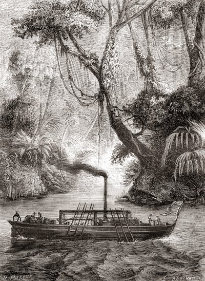 The first successful trial run of John Fitch
