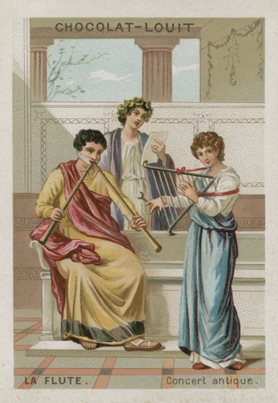 The Flute: Concert in Antiquity by French School
