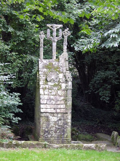 The fountain of the Chapelle de La Trinite by French School