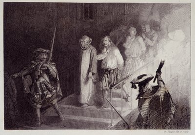The four Breton gentlemen of the conspiracy of Cellamare by French School