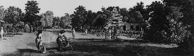 The gardens of Carlton House, Pall Mall, from 