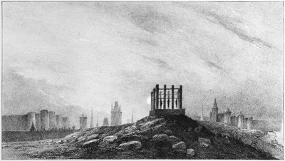 The gibbet of Montfaucon by French School