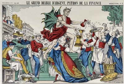 The Great Silver Devil, Boss of Finance - Image of Epinal by French School