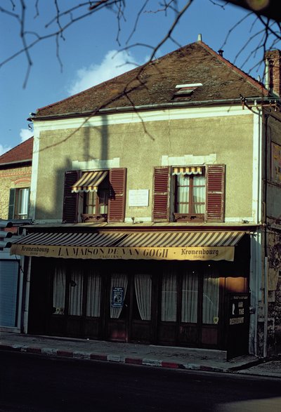 The house in which Vincent van Gogh lived in 1890 by French School