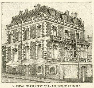 The house of the President of France at Le Havre by French School