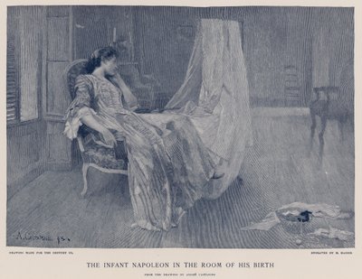 The Infant Napoleon in the Room of His Birth by French School