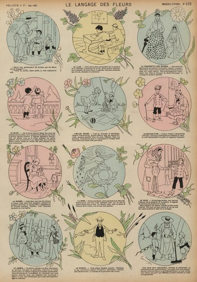 The Language of Flowers by French School