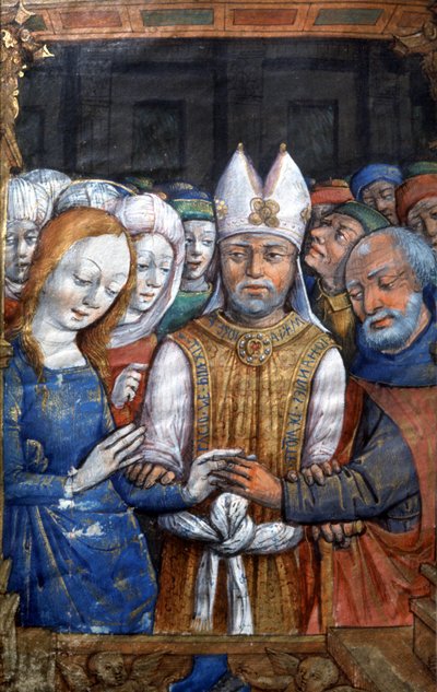 The Marriage of the Virgin Mary and Joseph by French School
