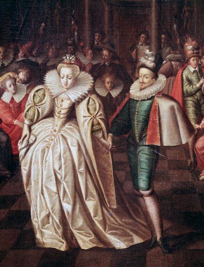 The Married Couple, Duc de Joyeuse and Margaret of Lorraine (detail) by French School