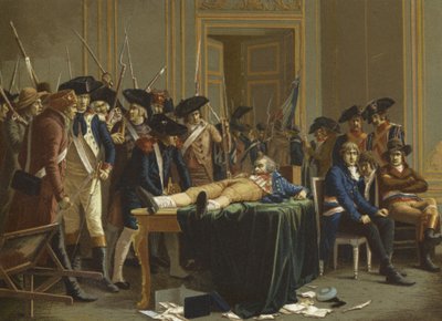 The Morning of 10 Thermidor, Year II (1794) by French School