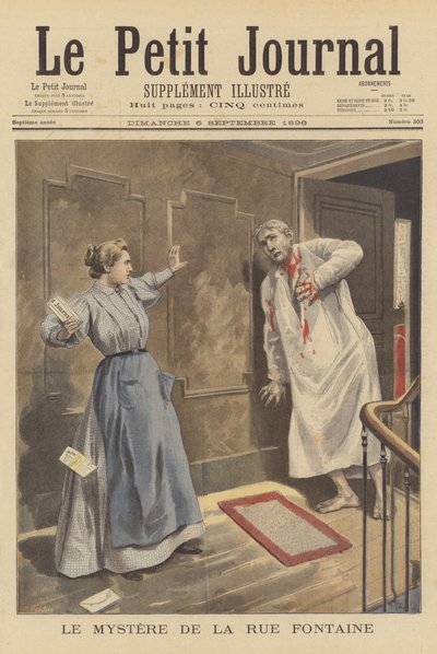 The Mystery of the Rue Fontaine by French School