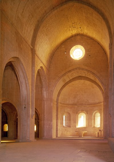 The nave of the Cistercian abbey, founded in 1146 by French School