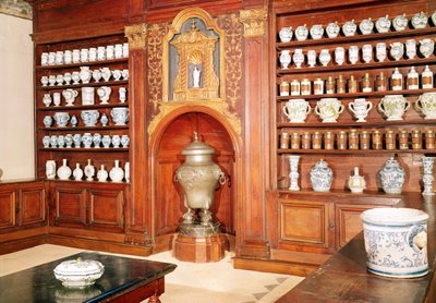 The Pharmacy of the Saint-Jean Hospital, 17th-18th Century by French School