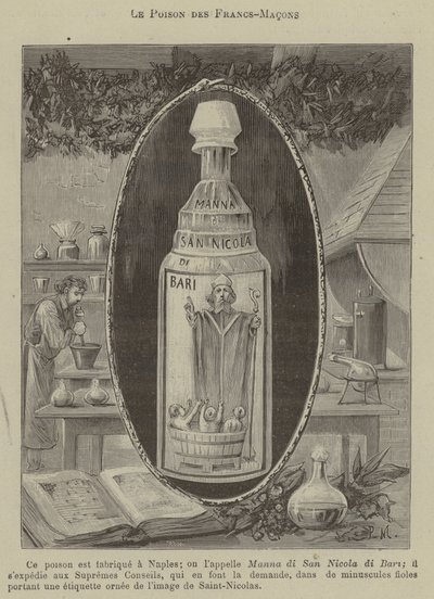 The poison of the Freemasons by French School