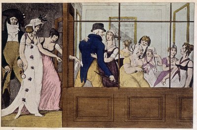 The Serail in Shop: Brothel House at the Palais Royal by French School