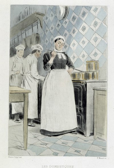 The servants: the cook - in 