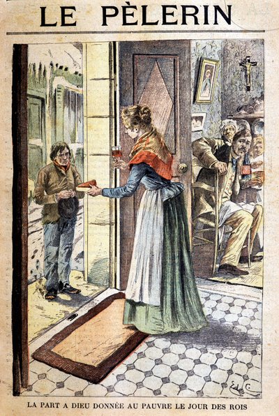 The share of God given to the poor on the day of kings - in 