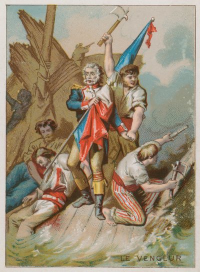 The ship Avenger of the People by French School