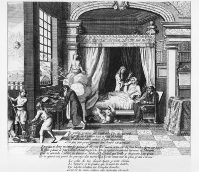The so-called Protestant Reformed religion in desperate straits, 1684 by French School
