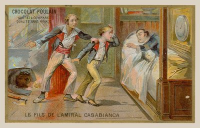 The Son of Admiral Casabianca by French School