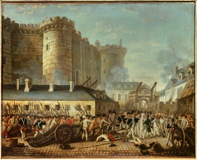 The Storming of the Bastille and the Arrest of M. de Launay by French School